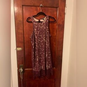 Large Maroon cocktail dress from Express